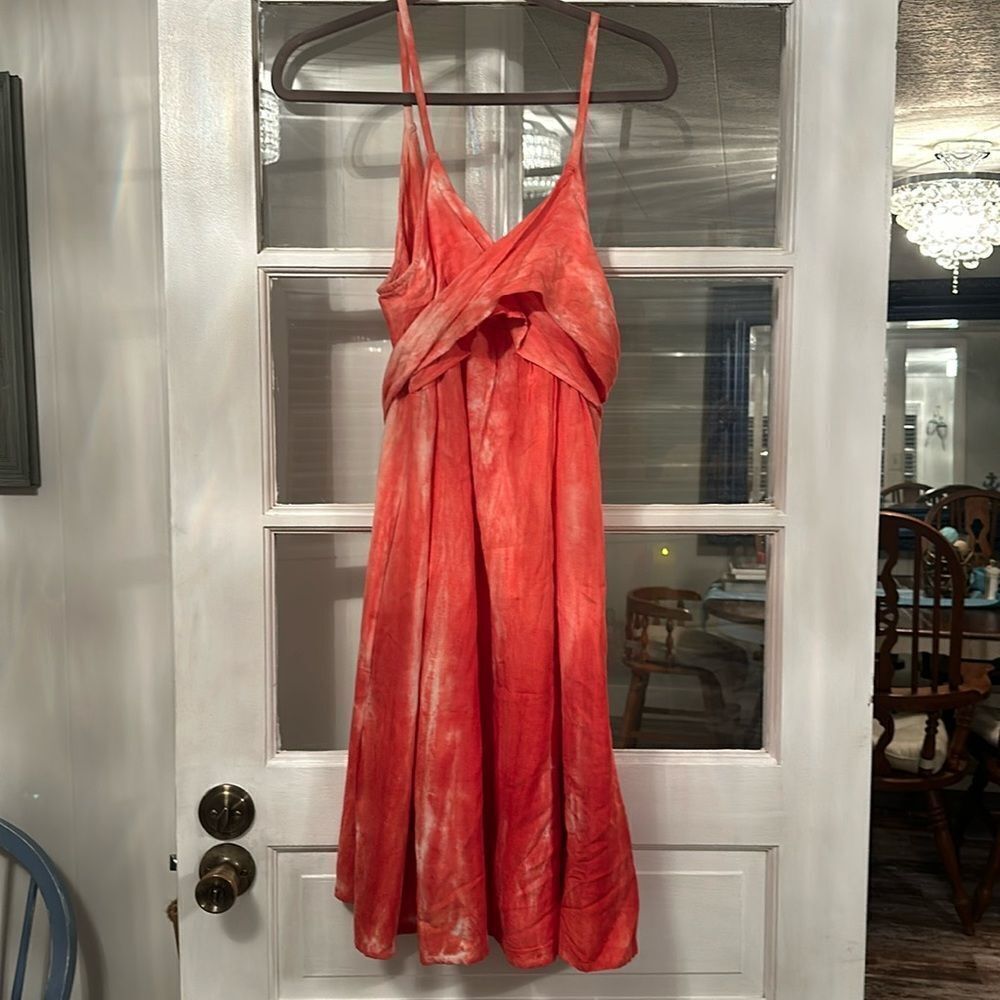 NWOT Attic Salt Dress Britney Knot Tie Dye